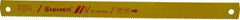 Starrett - 18" Long, 6 Teeth per Inch, Bi-Metal Power Hacksaw Blade - Toothed Edge, 1-3/8" Wide x 0.062" Thick - Top Tool & Supply