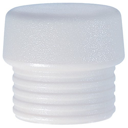 Split Head Mallet Face 2.4″ Extra Hard Shore Hardness 80-D, White, Nylon - Top Tool & Supply