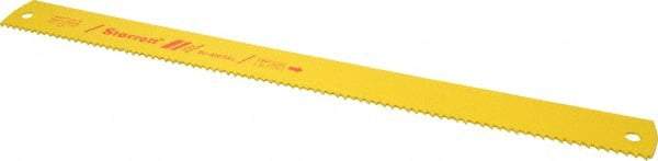 Starrett - 21" Long, 4 Teeth per Inch, Bi-Metal Power Hacksaw Blade - Toothed Edge, 1-7/8" Wide x 0.088" Thick - Top Tool & Supply