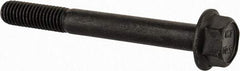 Value Collection - M8x1.25 Metric Coarse, 70mm Length Under Head, Hex Drive Flange Bolt - 30mm Thread Length, Grade 10.9 Alloy Steel, Smooth Flange, Phosphate & Oil Finish - Top Tool & Supply