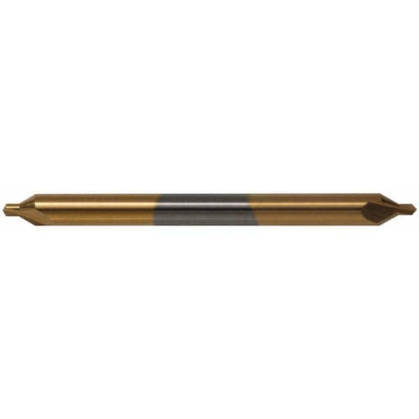 Hertel - #6 Plain Cut 60° Incl Angle Solid Carbide Combo Drill & Countersink - Top Tool & Supply