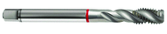 M24x1.5 6H 5-Flute Cobalt Red Ring Semi-Bottoming 40 degree Spiral Flute Tap-Bright - Top Tool & Supply