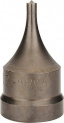 Cleveland Steel Tool - 1-1/4 Inch Diameter Round Ironworker Die - 2-1/8 Inch Head Diameter, 1 Inch Head Height - Top Tool & Supply