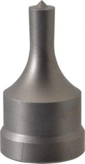 Cleveland Steel Tool - 11/32 Inch Diameter Round Ironworker Punch - 1-1/32 Inch Body Diameter, 1-5/32 Inch Head Diameter, 1-15/16 Inch Overall Length - Top Tool & Supply