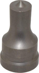 Cleveland Steel Tool - 5/8 Inch Diameter Round Ironworker Punch - 1-1/32 Inch Body Diameter, 1-5/32 Inch Head Diameter, 1-15/16 Inch Overall Length - Top Tool & Supply