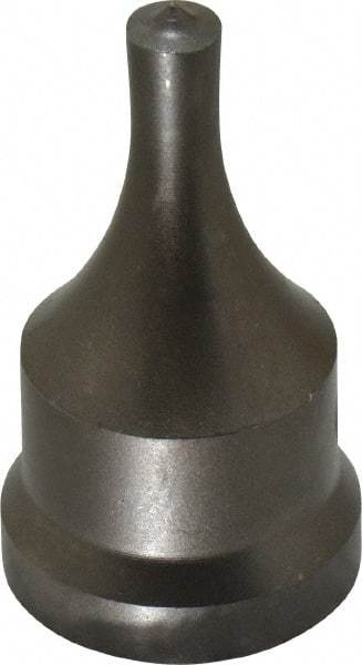 Cleveland Steel Tool - 5/16 Inch Diameter Round Ironworker Punch - 1-1/16 Inch Body Diameter, 1-7/32 Inch Head Diameter, 2-1/8 Inch Overall Length - Top Tool & Supply