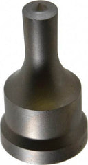 Cleveland Steel Tool - 15/32 Inch Diameter Round Ironworker Punch - 1-1/16 Inch Body Diameter, 1-7/32 Inch Head Diameter, 2-1/8 Inch Overall Length - Top Tool & Supply