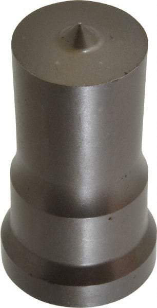 Cleveland Steel Tool - 1 Inch Diameter Round Ironworker Punch - 1-1/16 Inch Body Diameter, 1-7/32 Inch Head Diameter, 2-1/8 Inch Overall Length - Top Tool & Supply