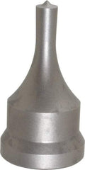 Cleveland Steel Tool - 5/16 Inch Diameter Round Ironworker Punch - 1-1/16 Inch Body Diameter, 1.24 Inch Head Diameter, 2-3/16 Inch Overall Length - Top Tool & Supply