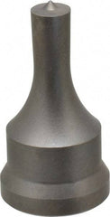 Cleveland Steel Tool - 7/16 Inch Diameter Round Ironworker Punch - 1-1/16 Inch Body Diameter, 1.24 Inch Head Diameter, 2-3/16 Inch Overall Length - Top Tool & Supply