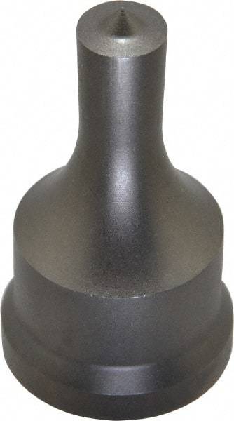 Cleveland Steel Tool - 1/2 Inch Diameter Round Ironworker Punch - 1-7/32 Inch Body Diameter, 1-3/8 Inch Head Diameter, 2-3/8 Inch Overall Length - Top Tool & Supply