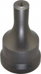 Cleveland Steel Tool - 1/2 Inch Diameter Round Ironworker Punch - 1-7/32 Inch Body Diameter, 1-3/8 Inch Head Diameter, 2-3/8 Inch Overall Length - Top Tool & Supply