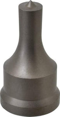 Cleveland Steel Tool - 17/32 Inch Diameter Round Ironworker Punch - 1-7/32 Inch Body Diameter, 1-3/8 Inch Head Diameter, 2-3/8 Inch Overall Length - Top Tool & Supply