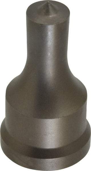 Cleveland Steel Tool - 5/8 Inch Diameter Round Ironworker Punch - 1-7/32 Inch Body Diameter, 1-3/8 Inch Head Diameter, 2-3/8 Inch Overall Length - Top Tool & Supply