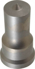 Cleveland Steel Tool - 1 Inch Diameter Round Ironworker Punch - 1-7/32 Inch Body Diameter, 1-3/8 Inch Head Diameter, 2-3/8 Inch Overall Length - Top Tool & Supply