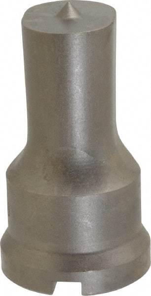 Cleveland Steel Tool - 13/16 Inch Wide Oblong Ironworker Punch - 1-7/32 Inch Body Diameter, 1-3/8 Inch Head Diameter, 2-3/8 Inch Overall Length - Top Tool & Supply