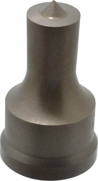 Cleveland Steel Tool - 7/8 Inch Diameter Round Ironworker Punch - 1-17/32 Inch Body Diameter, 1-11/16 Inch Head Diameter, 2-11/16 Inch Overall Length - Top Tool & Supply