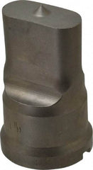 Cleveland Steel Tool - 11/16 Inch Wide Oblong Ironworker Punch - 1-17/32 Inch Body Diameter, 1-11/16 Inch Head Diameter, 2-11/16 Inch Overall Length - Top Tool & Supply