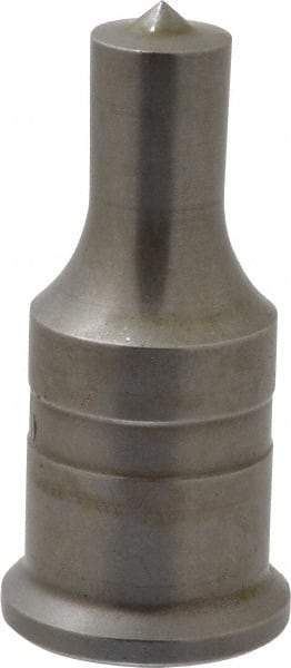 Cleveland Steel Tool - 9/16 Inch Diameter Round Ironworker Punch - 1 Inch Body Diameter, 1-3/16 Inch Head Diameter, 2-7/16 Inch Overall Length - Top Tool & Supply