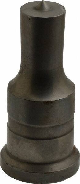 Cleveland Steel Tool - 13/16 Inch Diameter Round Ironworker Punch - 1-1/4 Inch Body Diameter, 1-1/2 Inch Head Diameter, 3-1/8 Inch Overall Length - Top Tool & Supply