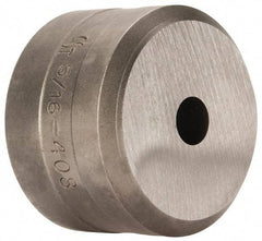 Cleveland Steel Tool - 5/16 Inch Diameter Round Ironworker Die - 1-1/2 Inch Head Diameter, 1 Inch Head Height - Top Tool & Supply