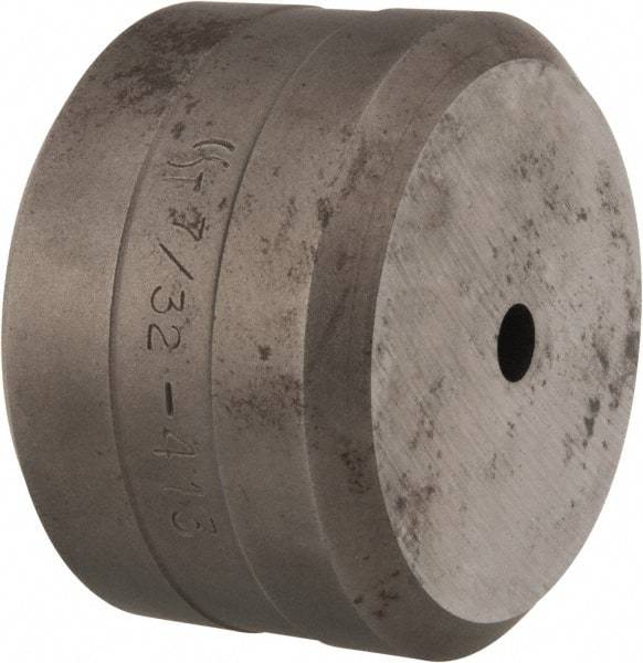 Cleveland Steel Tool - 7/32 Inch Diameter Round Ironworker Die - 1-13/16 Inch Head Diameter, 1-1/8 Inch Head Height - Top Tool & Supply