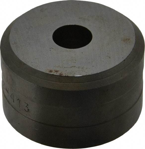 Cleveland Steel Tool - 1/2 Inch Diameter Round Ironworker Die - 1-13/16 Inch Head Diameter, 1-1/8 Inch Head Height - Top Tool & Supply