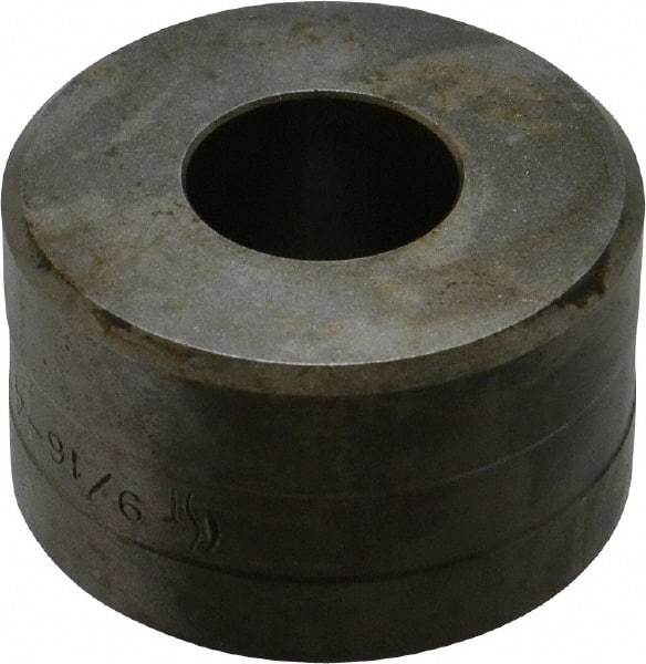 Cleveland Steel Tool - 9/16 Inch Diameter Round Ironworker Die - 1-13/16 Inch Head Diameter, 1-1/8 Inch Head Height - Top Tool & Supply