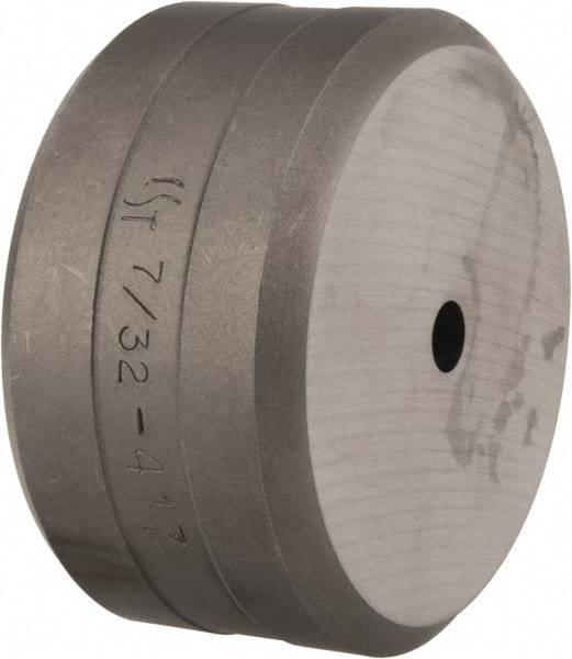 Cleveland Steel Tool - 7/32 Inch Diameter Round Ironworker Die - 2 Inch Head Diameter, 1 Inch Head Height - Top Tool & Supply