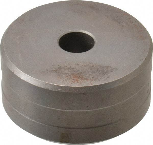 Cleveland Steel Tool - 3/8 Inch Diameter Round Ironworker Die - 2 Inch Head Diameter, 1 Inch Head Height - Top Tool & Supply