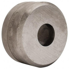 Cleveland Steel Tool - 11/16 Inch Diameter Round Ironworker Die - 2 Inch Head Diameter, 1 Inch Head Height - Top Tool & Supply