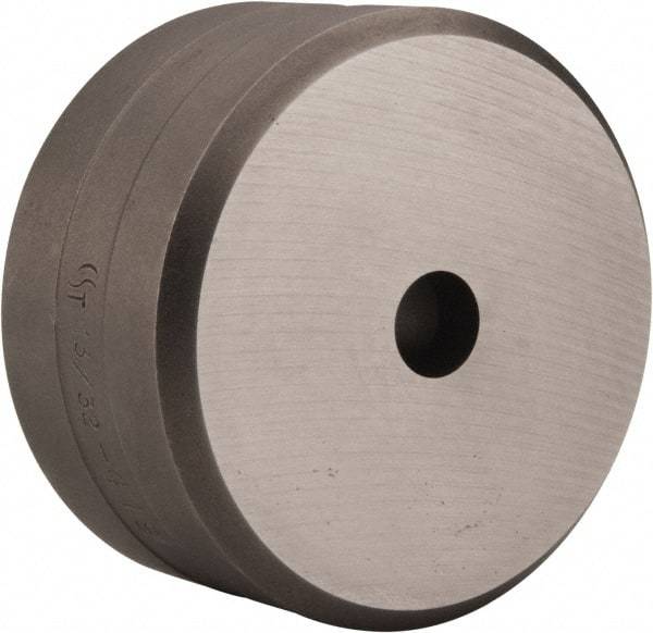 Cleveland Steel Tool - 13/32 Inch Diameter Round Ironworker Die - 2-3/8 Inch Head Diameter, 1-1/4 Inch Head Height - Top Tool & Supply