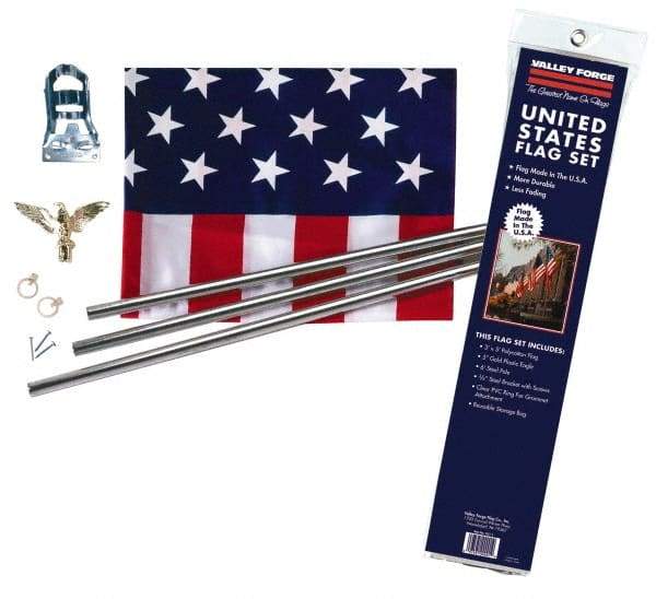 Valley Forge Flag Co - Flag Poles & Kits Type: Flag & Pole Kit Mounting: Portable - Top Tool & Supply