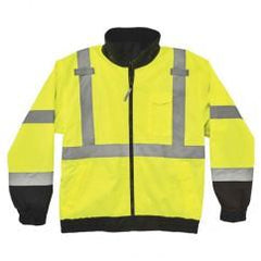 8379 M LIME FLEECE LINED BOMBER - Top Tool & Supply