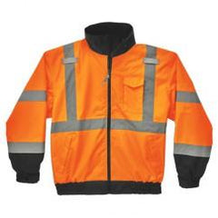 8379 XL ORANGE FLEECE LINED BOMBER - Top Tool & Supply