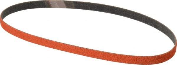 Norton - 1/2" Wide x 24" OAL, 40 Grit, Ceramic Abrasive Belt - Ceramic, Coarse, Coated, Y Weighted Cloth Backing, Series R980 - Top Tool & Supply