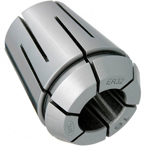 Techniks - 3/16" ER32 Coolant Collet - 1.575" OAL, 1.3" Overall Diam - Exact Industrial Supply