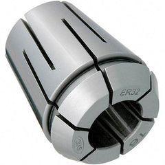 Techniks - 13/32" ER25 Coolant Collet - 1.339" OAL, 1.02" Overall Diam - Exact Industrial Supply