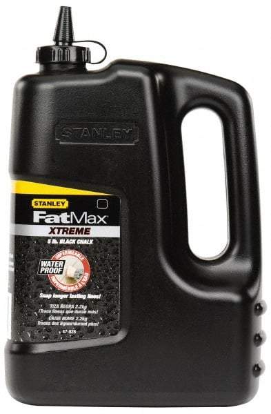 Stanley - 5 Lb Container Chalk Refill - Black - Top Tool & Supply