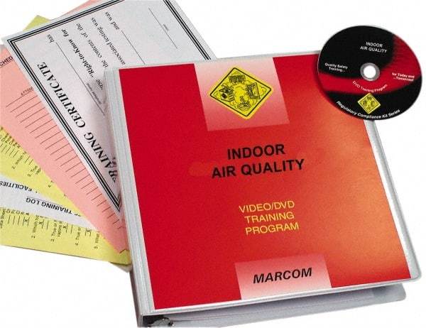 Marcom - Indoor Air Quality, Multimedia Training Kit - 13 Minute Run Time DVD, English and Spanish - Top Tool & Supply