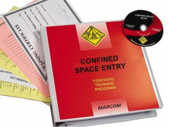 Marcom - Confined Space Entry, Multimedia Training Kit - 19 Minute Run Time DVD, English and Spanish - Top Tool & Supply