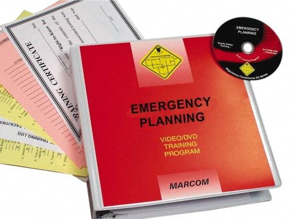 Marcom - Emergency Planning, Multimedia Training Kit - DVD, English - Top Tool & Supply