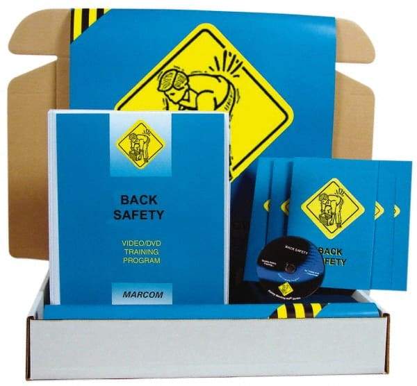 Marcom - Back Safety, Multimedia Training Kit - DVD, English and Spanish - Top Tool & Supply