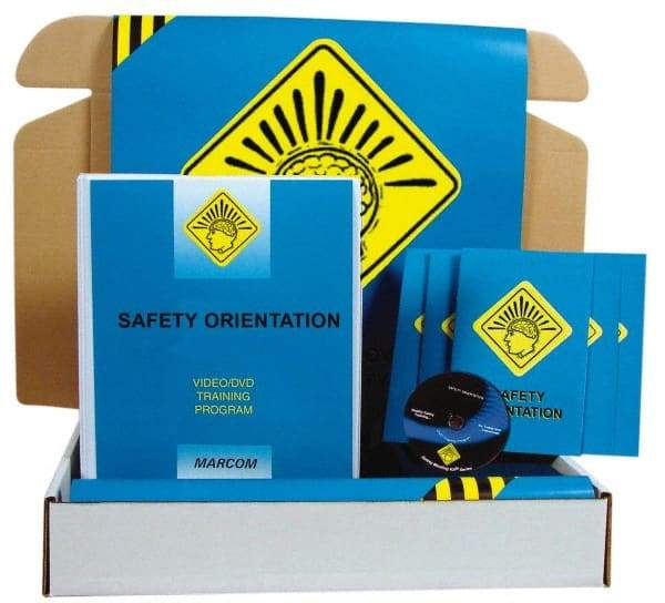 Marcom - Safety Orientation, Multimedia Training Kit - 18 Minute Run Time DVD, English and Spanish - Top Tool & Supply