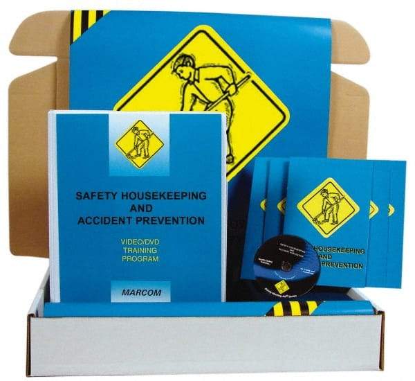 Marcom - Safety Housekeeping and Accident Prevention, Multimedia Training Kit - DVD, English - Top Tool & Supply