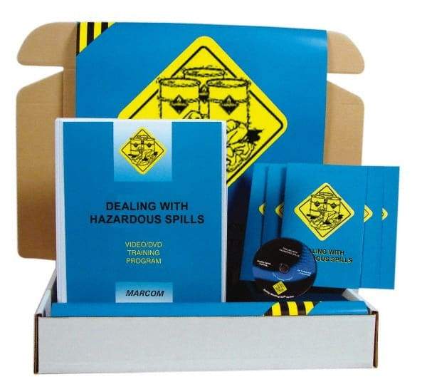 Marcom - Dealing with Hazardous Spills, Multimedia Training Kit - 23 Minute Run Time DVD, English and Spanish - Top Tool & Supply