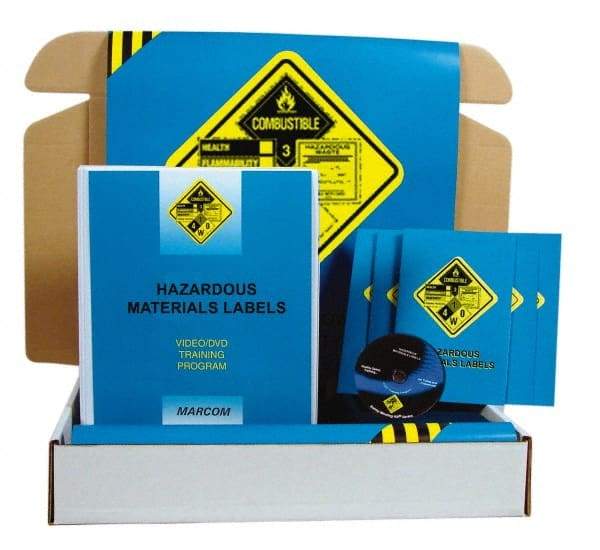 Marcom - Hazardous Materials Labels, Multimedia Training Kit - 22 Minute Run Time DVD, English and Spanish - Top Tool & Supply