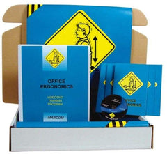 Marcom - Office Ergonomics, Multimedia Training Kit - 21 Minute Run Time DVD, English and Spanish - Top Tool & Supply