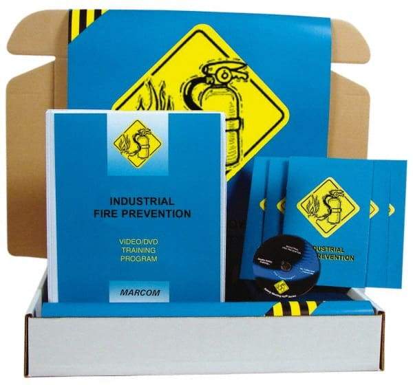 Marcom - Industrial Fire Prevention, Multimedia Training Kit - 22 Minute Run Time DVD, English and Spanish - Top Tool & Supply