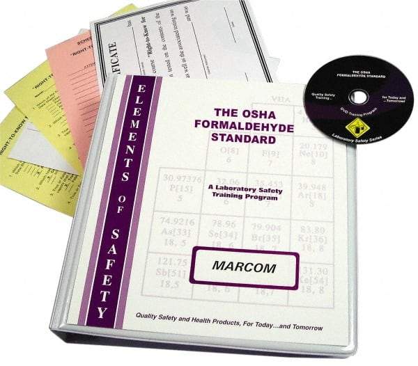 Marcom - The OSHA Formaldehyde Standard, Multimedia Training Kit - DVD, English - Top Tool & Supply